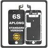 HQ OEM Συμβατό Με Apple iPhone 6S, iPhone6S (A1633, A1688) APLONG Standard Version LCD Display Screen Assembly Οθόνη + Touch Screen Digitizer Μηχανισμός Αφής Black Μαύρο (Premium A+) (Lifetime Warranty Για Συνεργατες B2B​)