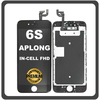 HQ OEM Συμβατό Με Apple iPhone 6S, iPhone6S (A1633, A1688) APLONG InCell FHD LCD Display Screen Assembly Οθόνη + Touch Screen Digitizer Μηχανισμός Αφής Black Μαύρο (Premium A+)​ (0% Defective Returns)