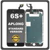 HQ OEM Συμβατό Με Apple iPhone 6S+, iPhone 6S Plus (A1634, A1687) APLONG Standard Version LCD Display Screen Assembly Οθόνη + Touch Screen Digitizer Μηχανισμός Αφής Black Μαύρο (Grade AAA) (0% Defective Returns)