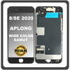 HQ OEM Συμβατό Με Apple iPhone 8, iPhone8 (A1863, A1905), iPhone SE (2020) (A2275, A2296) APLONG Wide Color Gamut LCD Display Screen Assembly Οθόνη + Touch Screen Digitizer Μηχανισμός Αφής Black Μαύρο (Premium A+) (Lifetime Warranty Για Συνεργάτες B2B​)