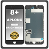 HQ OEM Συμβατό Με Apple iPhone 8+, iPhone 8 Plus (A1864, A1897) APLONG High Brightness LCD Display Screen Assembly Οθόνη + Touch Screen Digitizer Μηχανισμός Αφής Black Μαύρο (Premium A+)​ (0% Defective Returns)