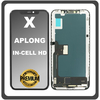 HQ OEM Συμβατό Με Apple iPhone X (A1865, A1901) APLONG In-Cell-HD, InCell-HD LCD Display Screen Assembly Οθόνη + Touch Screen Digitizer Μηχανισμός Αφής Black Μαύρο (Premium A+) (Lifetime Warranty Για Συνεργάτες B2B​)