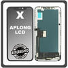 iPhone X, iPhoneX (A1865, A1901) APLONG LCD Display Screen Assembly Οθόνη + Touch Screen Digitizer Μηχανισμός Αφής Black Μαύρο (Ref By Apple) (Lifetime Warranty Για Συνεργατες B2B​)