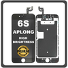 HQ OEM Συμβατό Με Apple iPhone 6S, iPhone6S (A1633, A1688) APLONG High Brightness LCD Display Screen Assembly Οθόνη + Touch Screen Digitizer Μηχανισμός Αφής Black Μαύρο (Premium A+) (Lifetime Warranty Για Συνεργάτες B2B​)