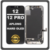 HQ OEM Συμβατό Με Apple iPhone 12, iPhone12 (A2403, A2172), iPhone 12 Pro (A2407, A2341) APLONG HARD OLED LCD Display Screen Assembly Οθόνη + Touch Screen Digitizer Μηχανισμός Αφής Black Μαύρο (Premium A+) (Lifetime Warranty Για Συνεργατες B2B​)