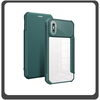 Θήκη Book, Δερματίνη Magnetic Leather Dark Green Πράσινο For iPhone XS Max