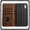 Θήκη Book, Leather Print Wallet Case Δερματίνη Brown Καφέ For iPhone XS Max