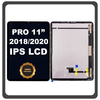 Γνήσια Original For Apple iPad Pro 11'' (2018) (A2013, A1934) / iPad Pro 11'' (2020) (A2068, A2230) IPS LCD Display Screen Assembly Οθόνη + Touch Screen Digitizer Μηχανισμός Αφής Space Gray Μαύρο