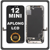 Γνήσια Original For Apple iPhone 12 Mini, iPhone12 Mini (A2399, A2176) APLONG LCD Display Screen Assembly Οθόνη + Touch Screen Digitizer Μηχανισμός Αφής Black Μαύρο (Premium A+) (Lifetime Warranty Για Συνεργατες B2B​)