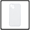 Θήκη Πλάτης - Back Cover, Silicone Σιλικόνη Material PC+TPU Protective Case Transparent Διάφανο For iPhone 14 Plus