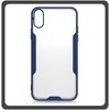 Θήκη Πλάτης - Back Cover, Silicone Σιλικόνη TPU-Rimmed Acrylic Protective Case Blue Μπλε For iPhone XR