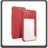 Θήκη Book, Δερματίνη Magnetic Leather Red Κόκκινο For iPhone X/XS