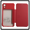 Θήκη Book, Δερματίνη Magnetic Leather Case Red Κόκκινο For iPhone XR