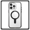 Θήκη Πλάτης - Back Cover, Silicone Σιλικόνη Pattern Plated Magnetic Case Black Μαύρο For iPhone 14 Pro
