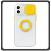 Θήκη Πλάτης - Back Cover, Silicone Σιλικόνη Dazzling Sliding Window Case Yellow Κίτρινο For iPhone 11​