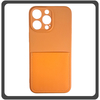 Θήκη Πλάτης - Back Cover, Silicone Σιλικόνη Liquid Inserted TPU Protective Case Orange Πορτοκαλί For iPhone 14 Pro Max