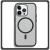 Θήκη Πλάτης - Back Cover, Silicone Σιλικόνη Frosted Edge Macaroon Magnetic Case Black Μαύρο For iPhone 14 Pro Max
