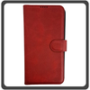 Θήκη Book, Δερματίνη Leather Flap Wallet Case with Clasp Red Κόκκινο For iPhone 14 Pro Max