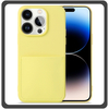 Θήκη Πλάτης - Back Cover, Silicone Σιλικόνη  Liquid Inserted TPU Protective Case Yellow Κίτρινο For iPhone 14 Pro