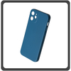 Θήκη Πλάτης - Back Cover, Silicone Σιλικόνη Ultra Thin Feather Case Dark Blue Μπλε For iPhone 12