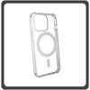 Θήκη Πλάτης - Back Cover, Silicone Σιλικόνη Fine Hole TPU Magnetic Case Transparent Διάφανο For iPhone 12​​