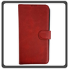 Θήκη Book, Leather Δερματίνη Flap Wallet Case with Clasp Red Κόκκινο For iPhone 13 Pro Max