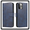 Θήκη Πλάτης - Back Cover, Silicone Σιλικόνη Leather Δερματίνη Print Wallet Case with Clasp Dark Blue Μπλε For iPhone 14