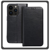 Θήκη Book, Leather Δερματίνη Print Wallet Case Black Μαύρο For iPhone 12 / 12 Pro