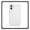 Θήκη Πλάτης - Back Cover, Silicone Σιλικόνη Fine Hole TPU Magnetic Case Transparent Διάφανο For iPhone 12 Mini
