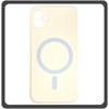 Θήκη Πλάτης - Back Cover, Silicone Σιλικόνη  Liquid Silicone Magnetic Protection Case White Άσπρο For iPhone 12 Mini