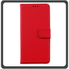 Θήκη Book, Leather Δερματίνη Flap Wallet Case with Clasp Red Κόκκινο For iPhone 12 Mini