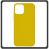 Θήκη Πλάτης - Back Cover Silicone Σιλικόνη High Quality Liquid TPU Soft Protective Case Yellow Κίτρινο For iPhone 11 Pro Max