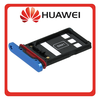 Γνήσια Original Huawei P30 Pro (VOG-L29, VOG-L09), SIM Card Tray + Micro SD Tray Aurora Blue Μπλε 51661MFE (Service Pack By Samsung)