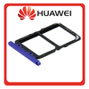 Γνήσια Original Huawei Honor 20 (YAL-L21, YAL-AL00), SIM Card Tray + Micro SD Tray Blue Μπλε 51661MKM (Service Pack By Huawei)