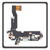 HQ OEM Συμβατό Με Apple iPhone 12 (A2403, A2172) iPhone 12 Pro (A2407, A2341 ) Charging Dock Connector Lightning Flex Καλωδιοταινία Κονέκτορας Φόρτισης + Microphone Μικρόφωνο Green Πράσινο (Premium A+)