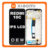 HQ OEM Συμβατό Για Xiaomi Redmi 10C (220333QAG, 220333QBI) / Poco C40 (220333QPG) IPS LCD Display Screen Assembly Οθόνη + Touch Screen Digitizer Μηχανισμός Αφής + Frame Bezel Πλαίσιο Graphite Gray Μαύρο (Premium A+)