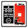 iPhone 8 (A1863, A1905) / iPhone SE (2020) (A2275, A2296) / iPhone SE (2022) (A2783, A2595) Retina IPS LCD Display Screen Assembly Οθόνη + Touch Screen Digitizer Μηχανισμός Αφής White Άσπρο (Ref By Apple) (Lifetime Warranty Για Συνεργάτες B2B)