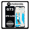 Γνήσια Original Motorola Moto G73 5G, IPS LCD Display Screen Assembly Οθόνη + Touch Screen Digitizer Μηχανισμός Αφής + Frame Bezel Πλαίσιο Σασί Black Μαύρο 5D68C22272 ​(Service Pack By Motorola)