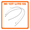 Γνήσια Original Xiaomi Mi 10T Lite , Mi10T Lite 5G (M2007J17G) Set Coaxial Antenna Signal Module Flex Cable Ομοαξονικό Καλώδιο Κεραίας Black/White 118mm + 121mm + 181mm (Service Pack By Xiaomi)