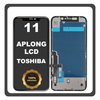 Original For Apple iPhone 11, iPhone11 (A2221, A2111) APLONG LCD Display Screen Assembly Οθόνη + Touch Screen Digitizer Μηχανισμός Αφής Black Μαύρο Toshiba (Lifetime Warranty Για Συνεργατες B2B​)