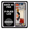 Γνήσια Original Motorola Moto Edge 60 Pro (XT2507-1) P-OLED LCD Display Screen Assembly Οθόνη + Touch Screen Digitizer Μηχανισμός Αφής + Frame Bezel Πλαίσιο Σασί Sparkling Grape Μωβ 5D68C30047 (Service Pack By Motorola)
