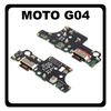 Γνήσια Original Motorola Moto G04 (XT2421-2, XT2421-3) USB Type-C Charging Dock Connector Flex Sub Board, Καλωδιοταινία Υπό Πλακέτα Φόρτισης + Microphone Μικρόφωνο 5P68C23901 (Service Pack By Motorola)