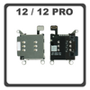 Original for Apple iPhone 12 (A2403), Iphone 12 Pro (A2407) SIM Card Tray Reader With Flex Pulled​ Αναγνώστης Κάρτας SIM