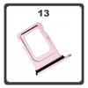 Original for Apple iPhone 13 (A2633, A2482) SIM Card Tray Pink Ροζ