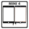 iPad Mini 4 7.9" (2015) (A1538, A1550) Touch Screen DIgitizer Μηχανισμός Αφής Τζάμι Black Μαύρο With OCA Tape (Ref By Apple)