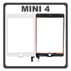 iPad Mini 4 7.9" (2015) (A1538, A1550) Touch Screen DIgitizer Μηχανισμός Αφής Τζάμι Silver Ασημί With OCA Tape (Ref By Apple)