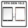 iPad 10.2 (2021),iPad 9th Gen (A2603, A2604) Touch Screen DIgitizer Μηχανισμός Αφής Τζάμι + Adhesive Tape Space Gray Μαύρο (Ref By Apple)