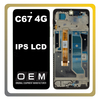HQ OEM Συμβατο Με Realme C67 4G (RMX3890) IPS LCD Display Screen Assembly Οθόνη + Touch Screen Digitizer Μηχανισμός Αφής + Frame Bezel Πλαίσιο Σασί Black Rock Μαύρο (Premium A+)