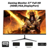 Gaming Monitor 27" Full hd (Hdmi,vga,displayport)