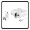 Macbook Charger Φορτιστής Powertech Laptop 60W 16.5V 3.65A For Apple Με Αντάπτορα Τροφοδοσίας White Άσπρο